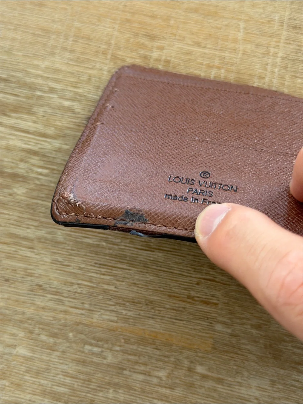 Louis Vuitton Men’s Monogram Canvas Bifold Wallet